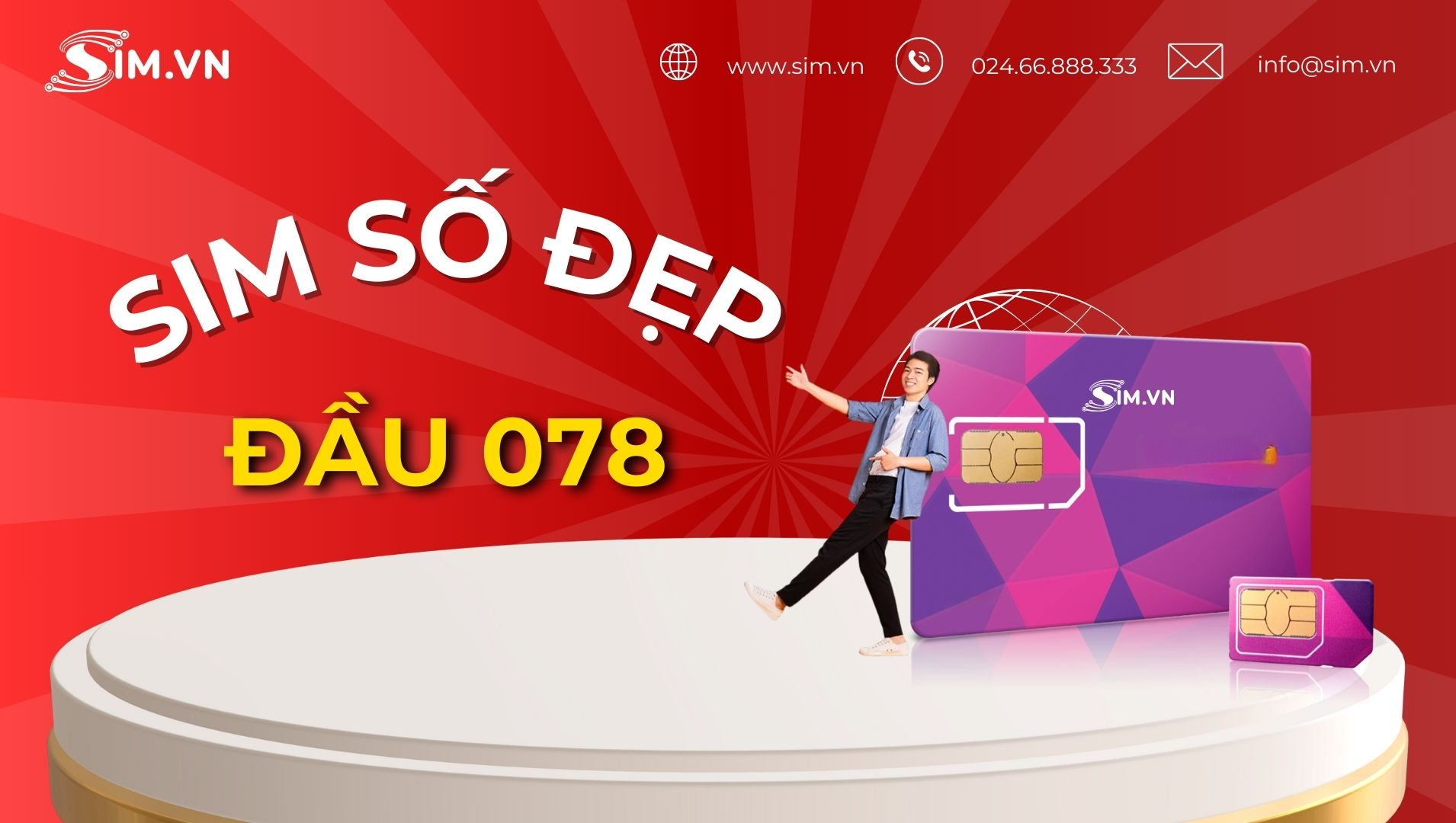 +1tr SIM đầu số 078 | SIM Mobifone 078 giá từ【380k】tại ABSim
