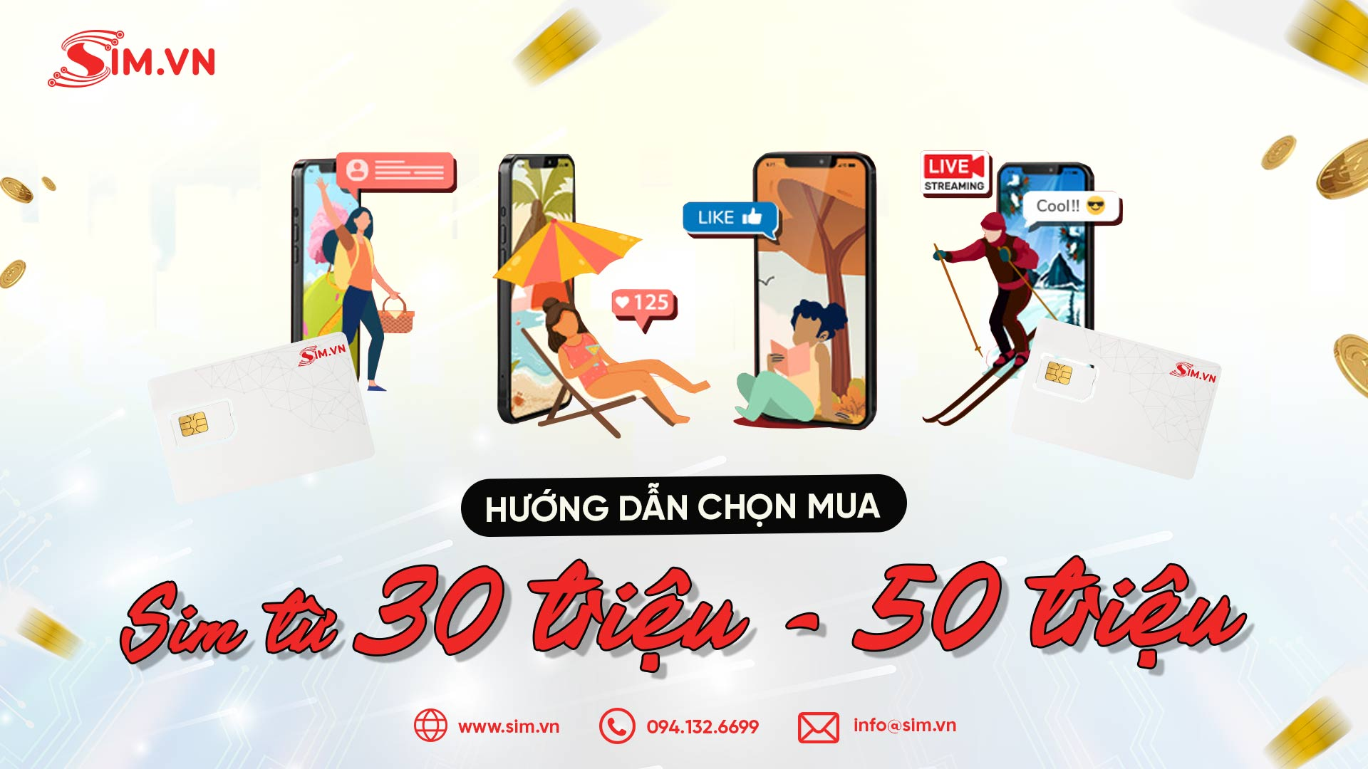chọn sim số đẹp từ 30 - 50 triệu Cách chọn sim số đẹp từ 30 - 50 triệu