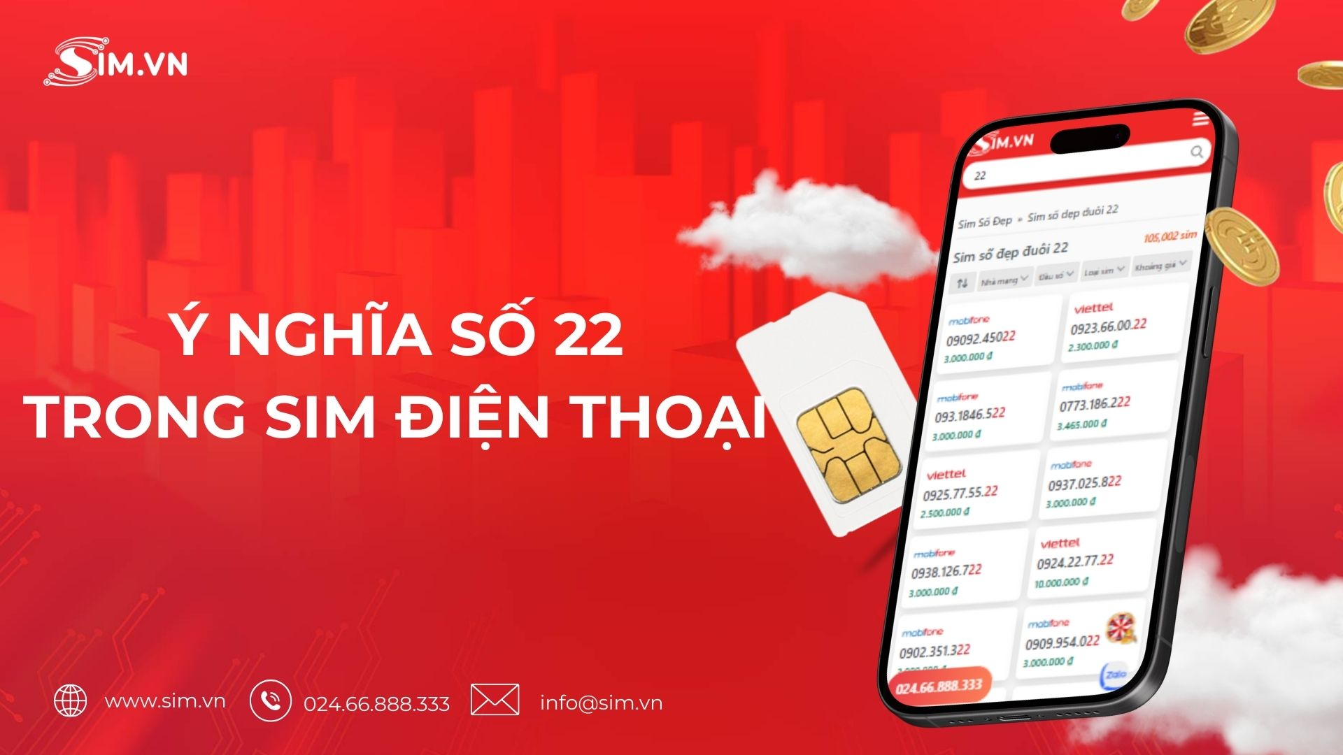 Ý nghĩa số 22 trong sim điện thoại