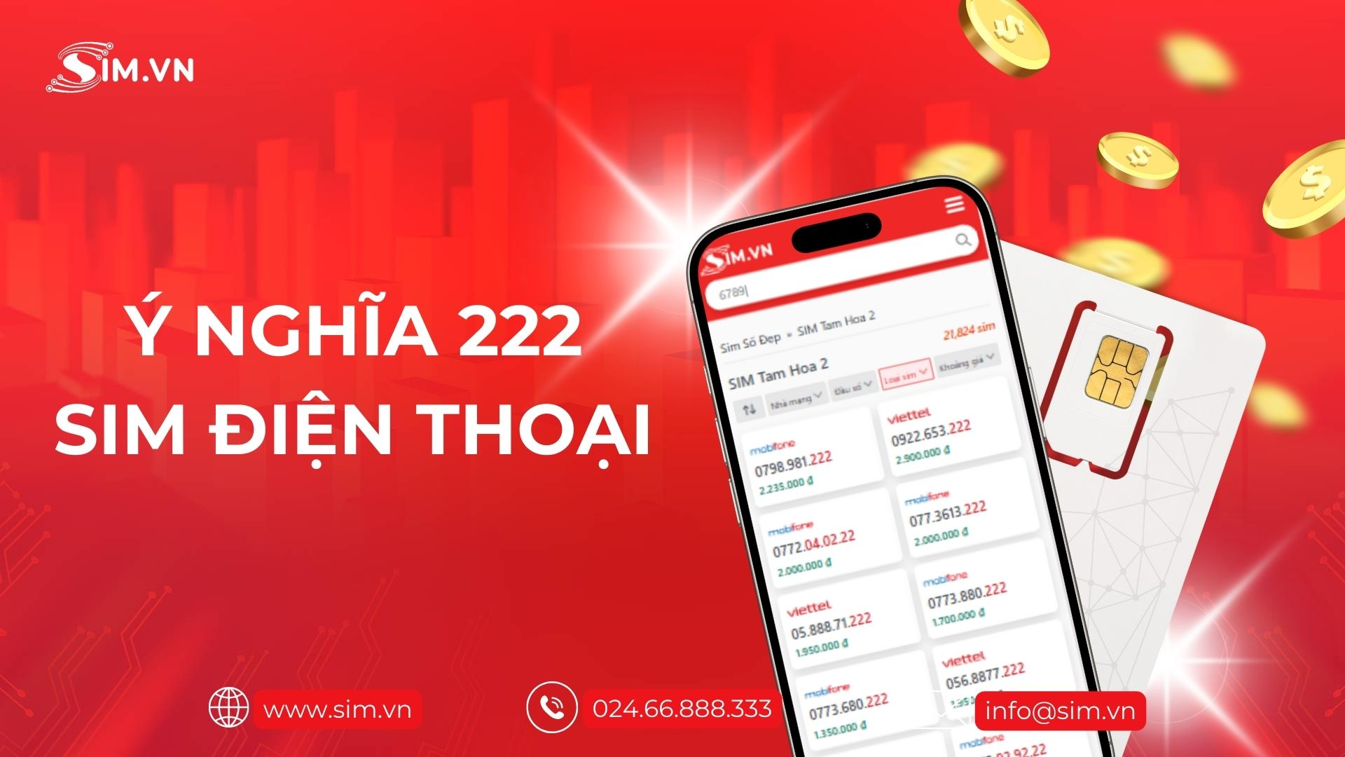 Ý nghĩa số 222 trong sim điện thoại