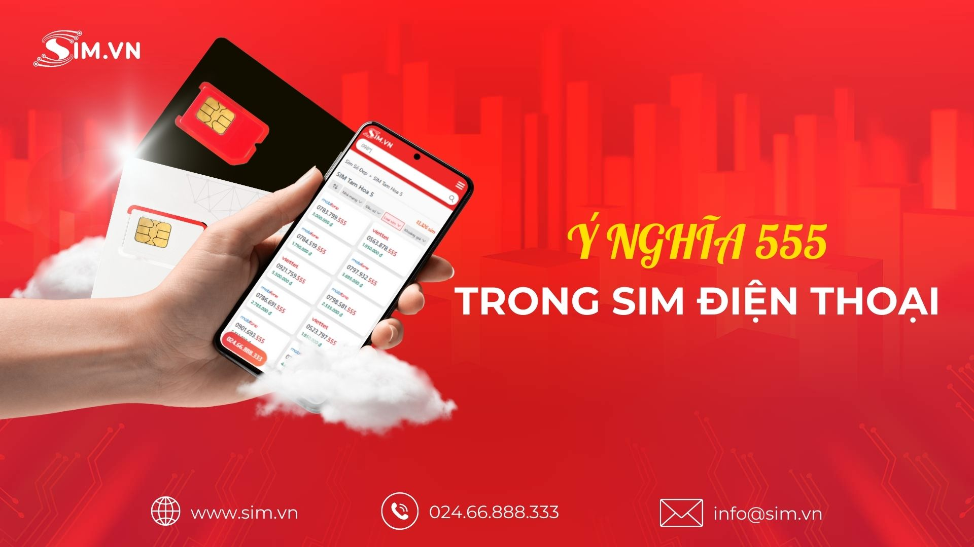 Ý nghĩa 555 trong sim điện thoại