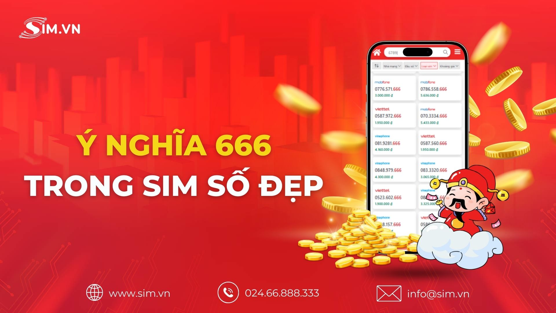 Ý nghĩa 666 trong sim số đẹp