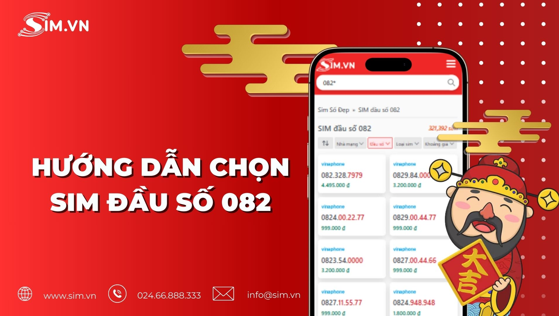 Hướng dẫn chọn sim đầu số 082 Hướng dẫn chọn sim đầu số 082