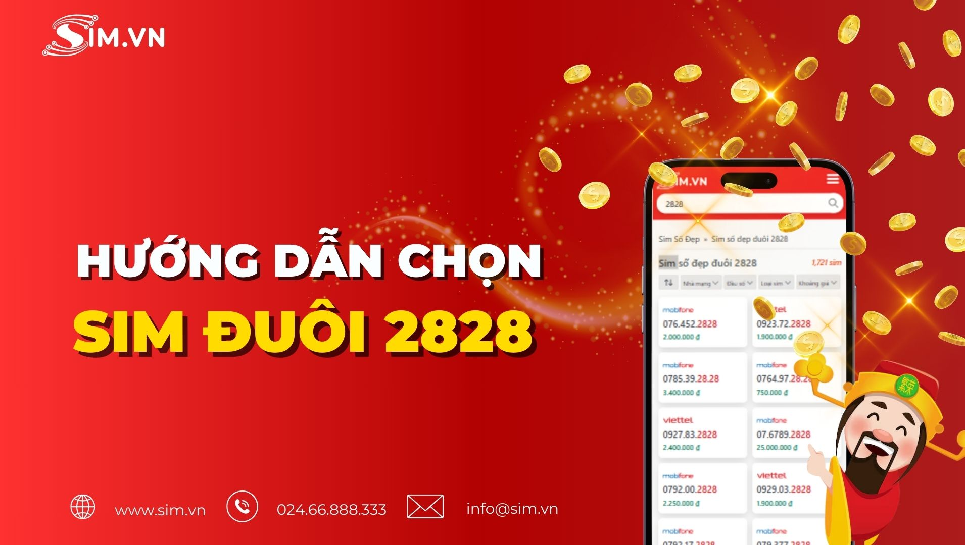 Hướng dẫn chọn sim đuôi 2828