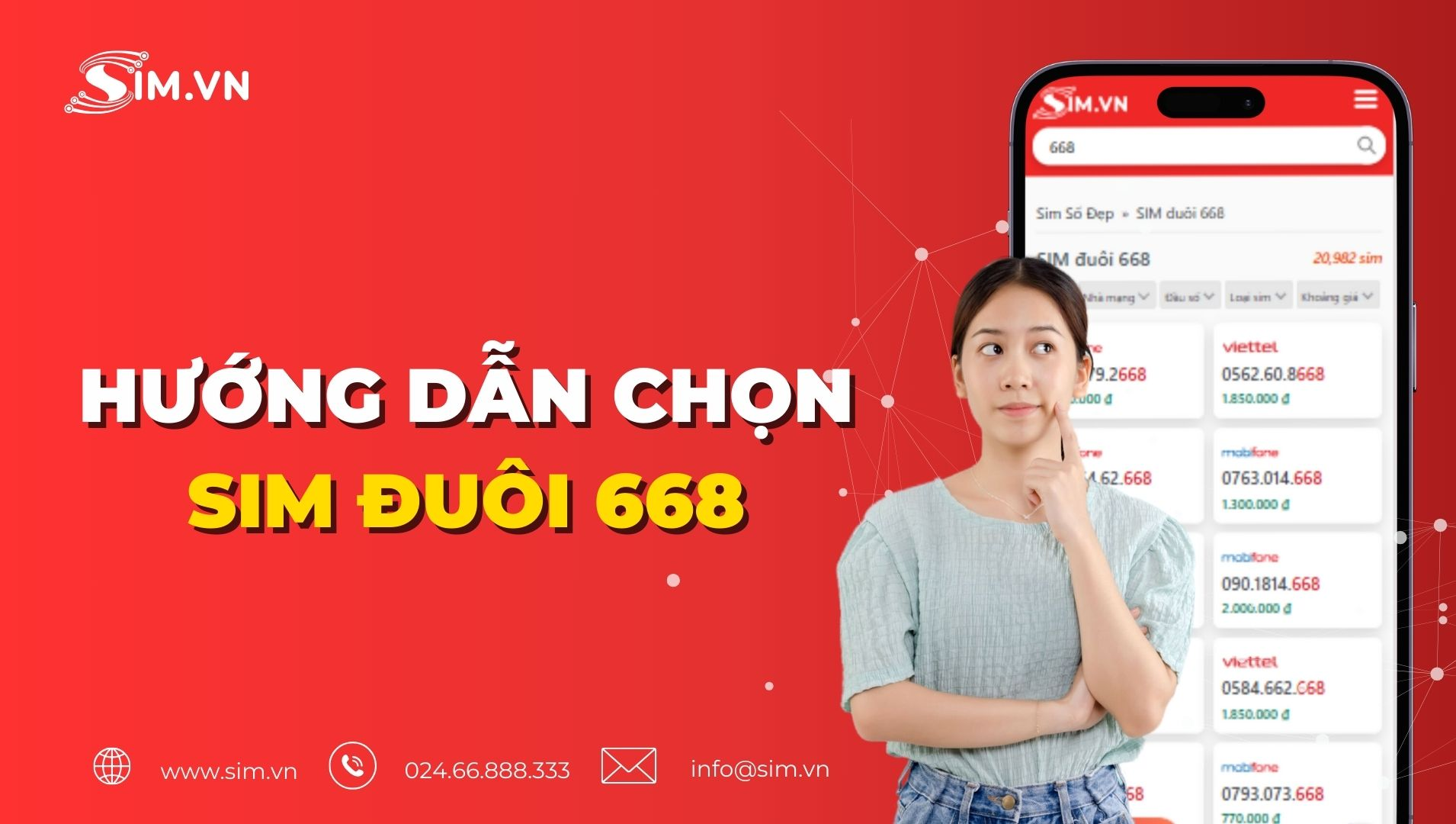 Hướng dẫn chọn sim đuôi 668 Hướng dẫn chọn sim đuôi 668