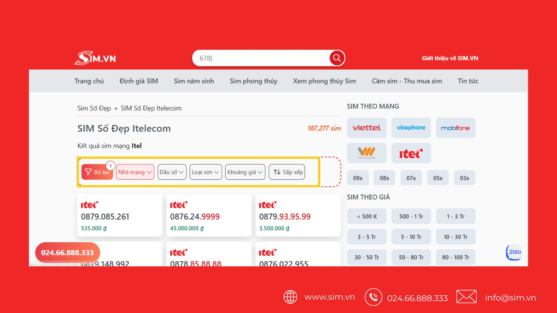 Hướng dẫn chọn sim iTelecom trên công cụ của ABSim Hướng dẫn chọn sim iTelecom trên công cụ của ABSim