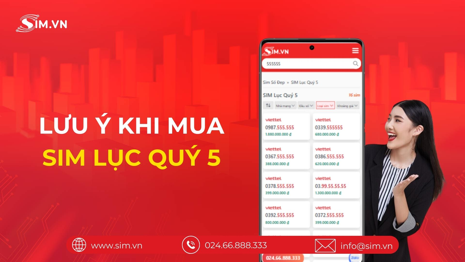 Lưu ý khi mua SIM lục quý 5