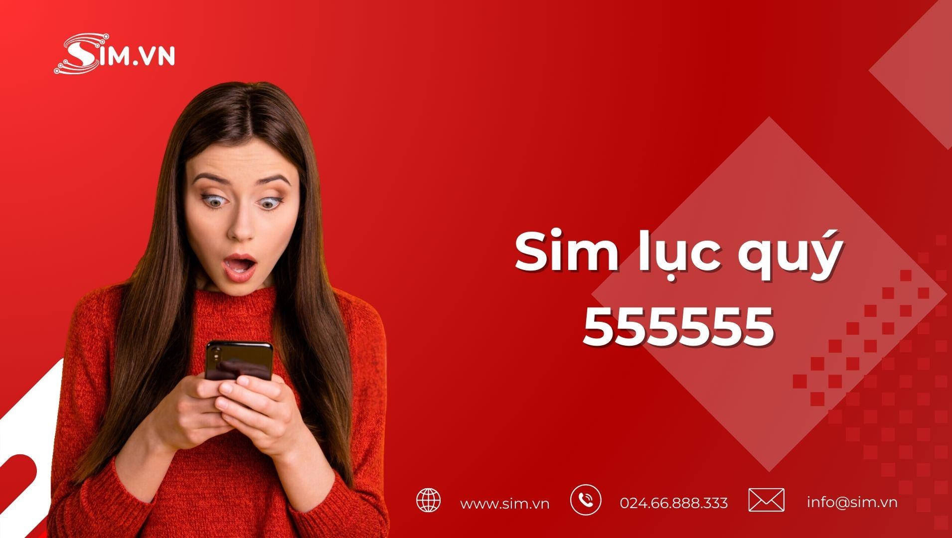 Sim lục quý 55555 Sim lục quý 55555