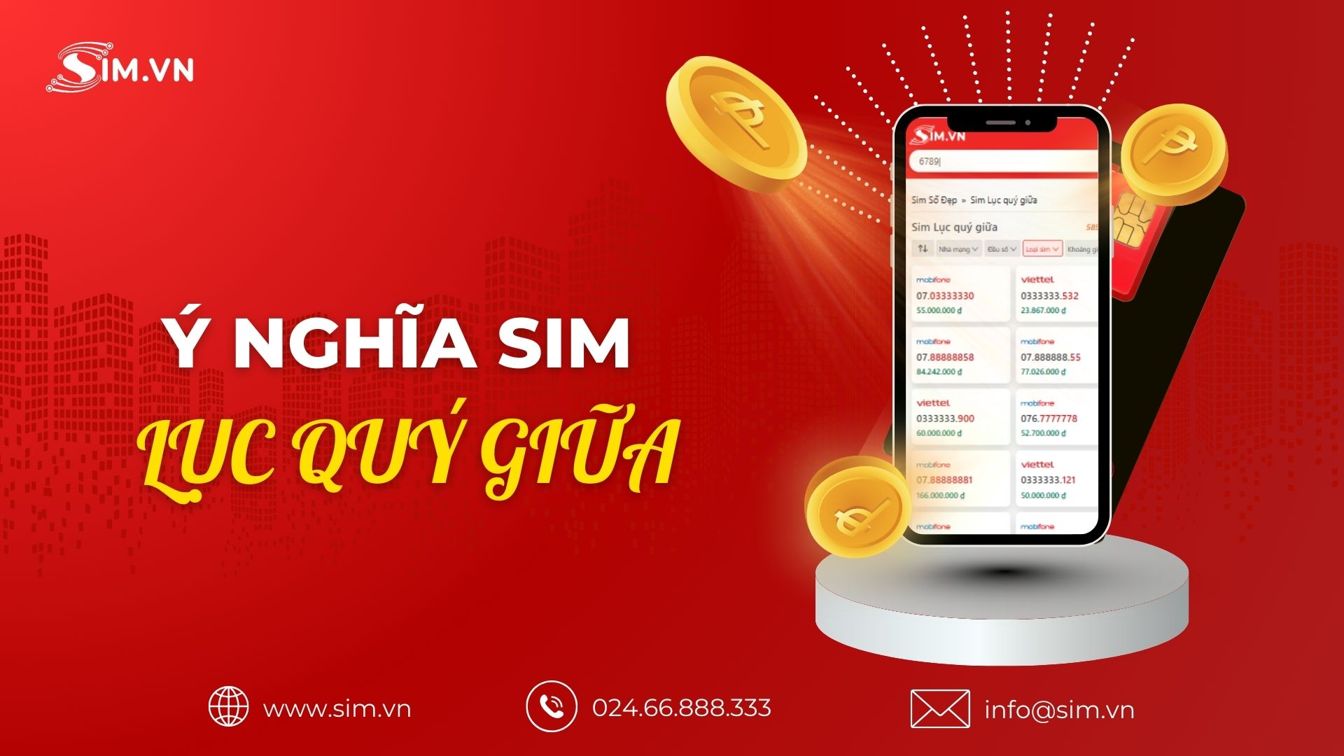 Ý nghĩa Sim Lục Quý Giữa Ý nghĩa Sim Lục Quý Giữa