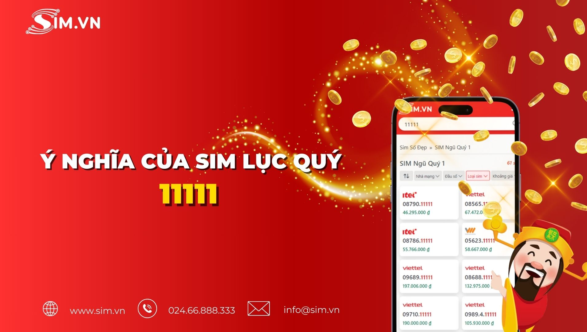 Ý nghĩa của số sim lục quý 1