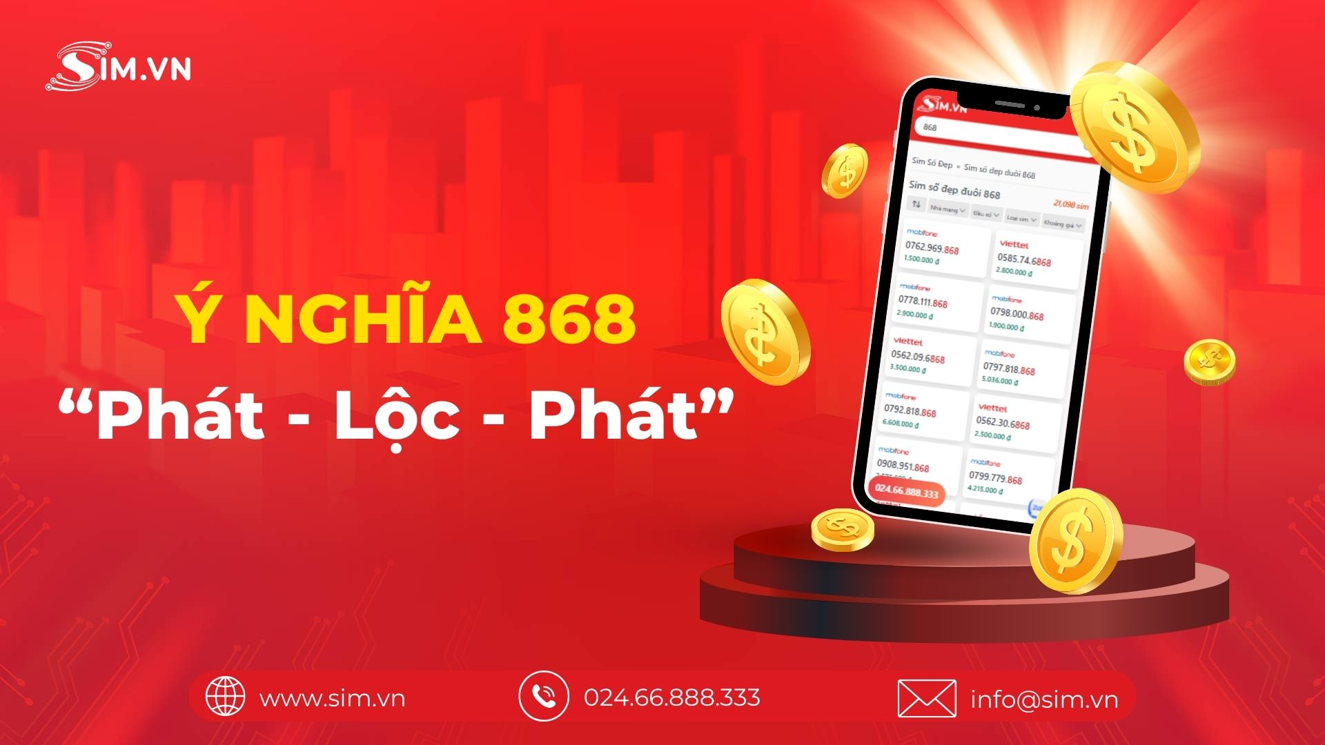 Ý nghĩa số 868 trong sim điện thoại