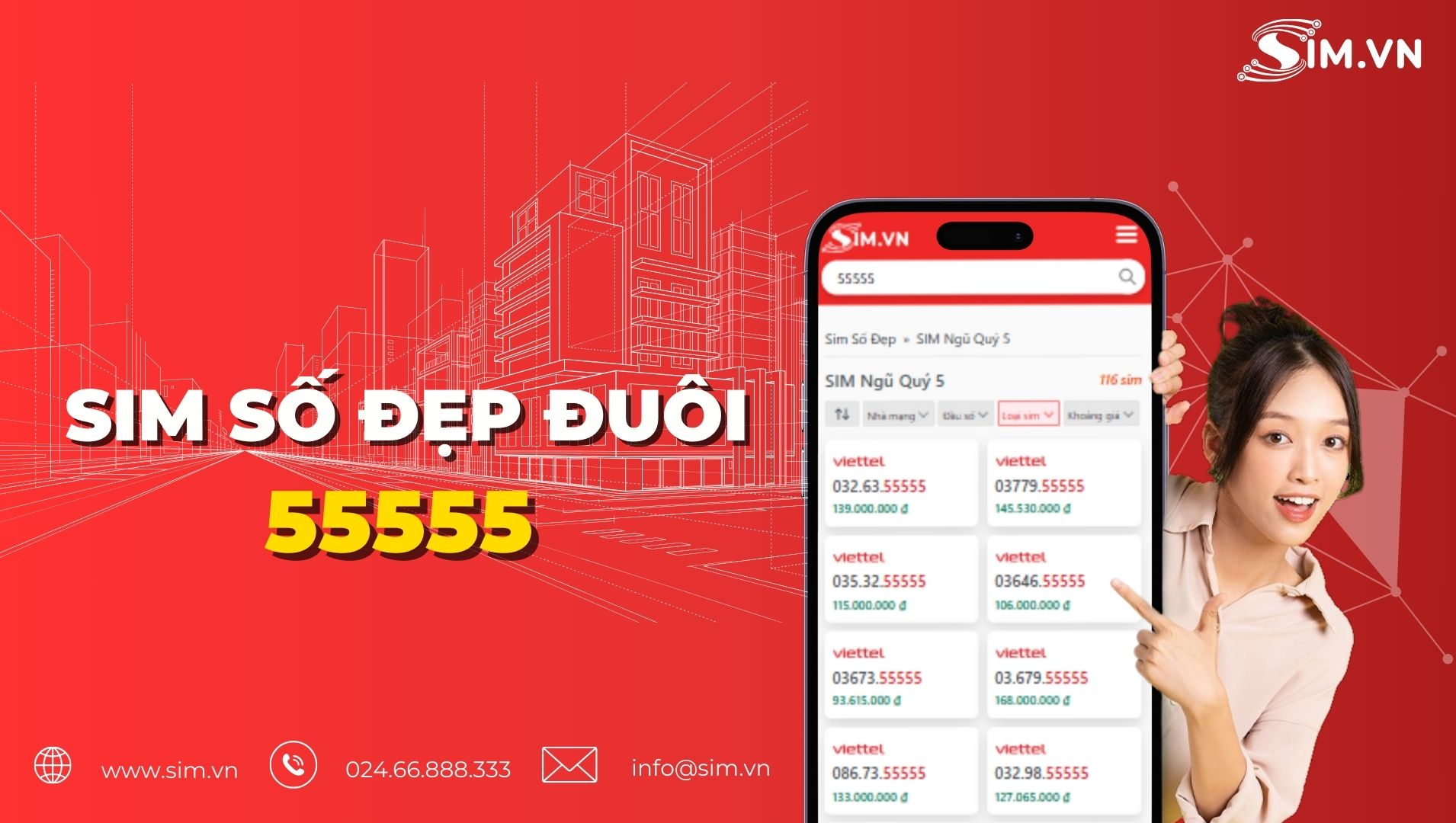 Ý nghĩa sim số đẹp 55555