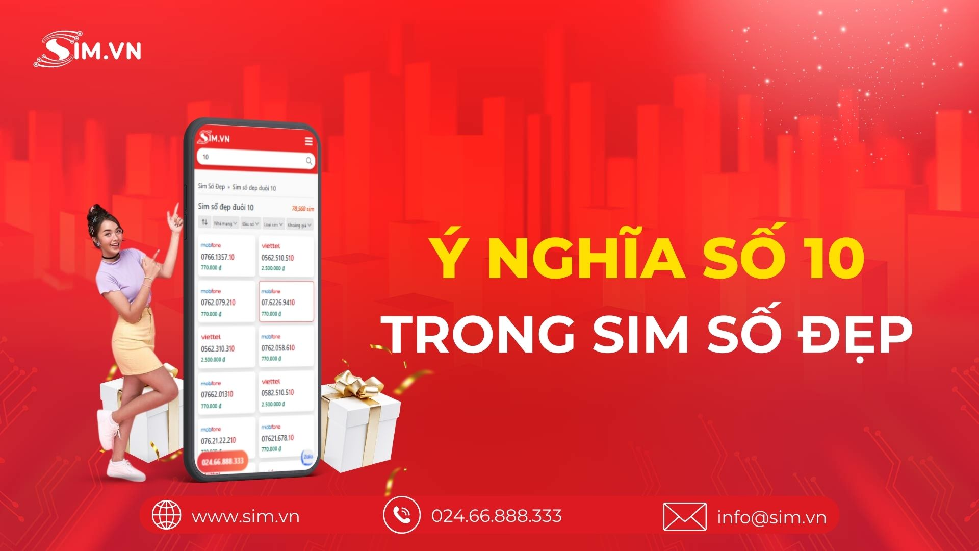 Ý nghĩa số 10 trong sim số đẹp