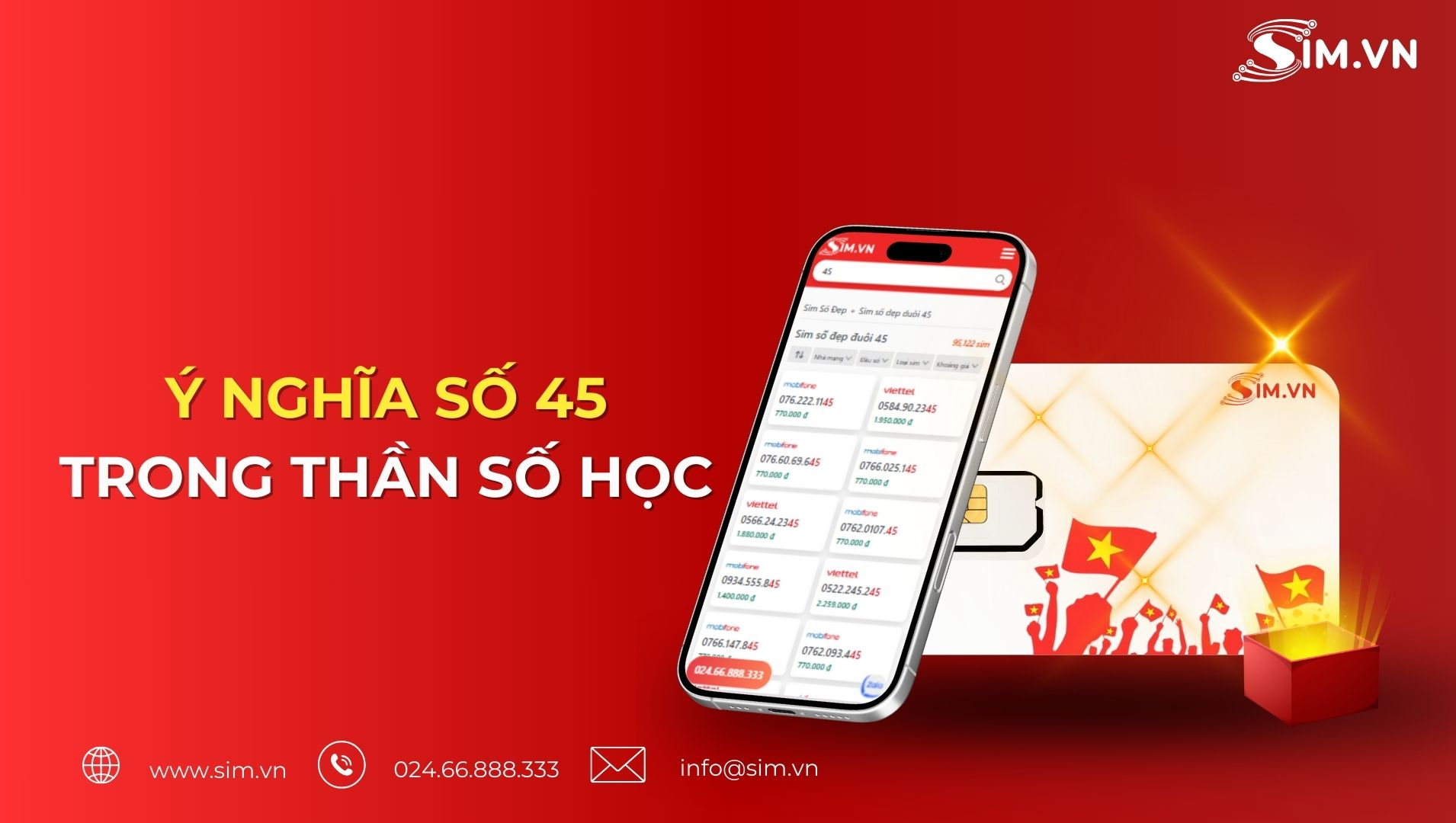 Ý nghĩa số 45 trong Thần số học 