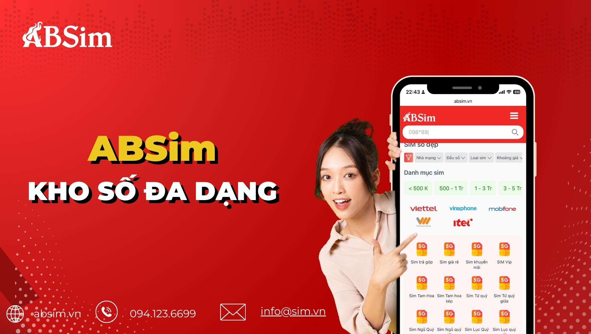 Mua sim tại ABSim Mua sim số đẹp tại ABSim