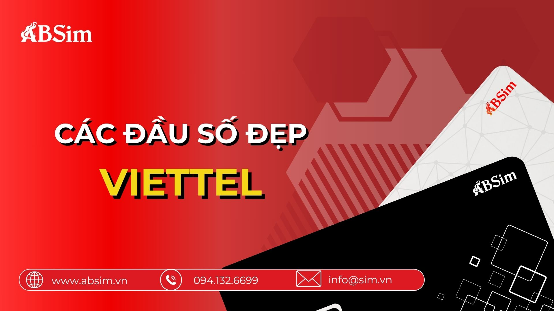 Các đầu số đẹp sim Viettel Các đầu số đẹp sim Viettel