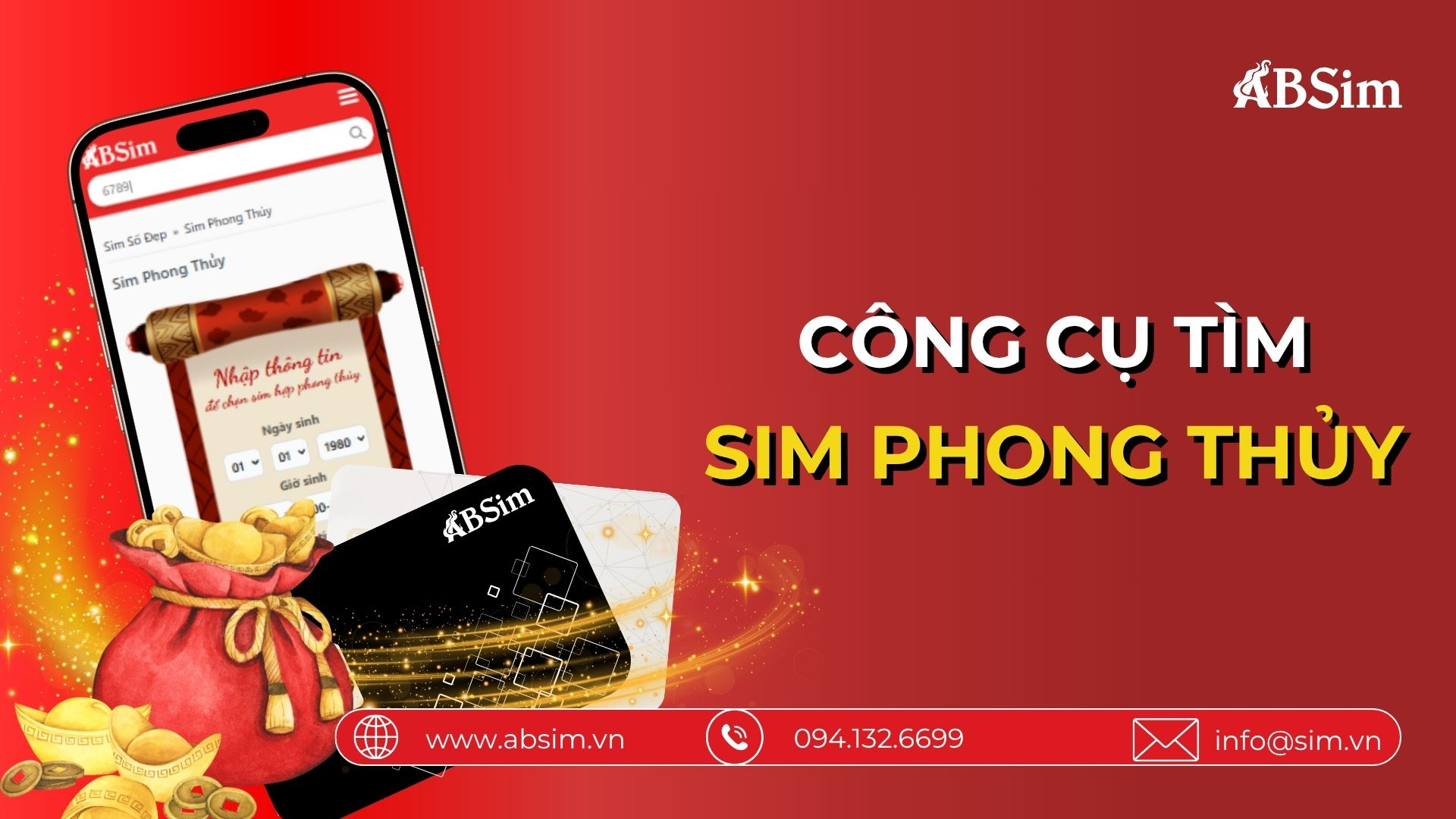 Công cụ tìm sim phong thủy ABSim Công cụ tìm sim phong thủy ABSim