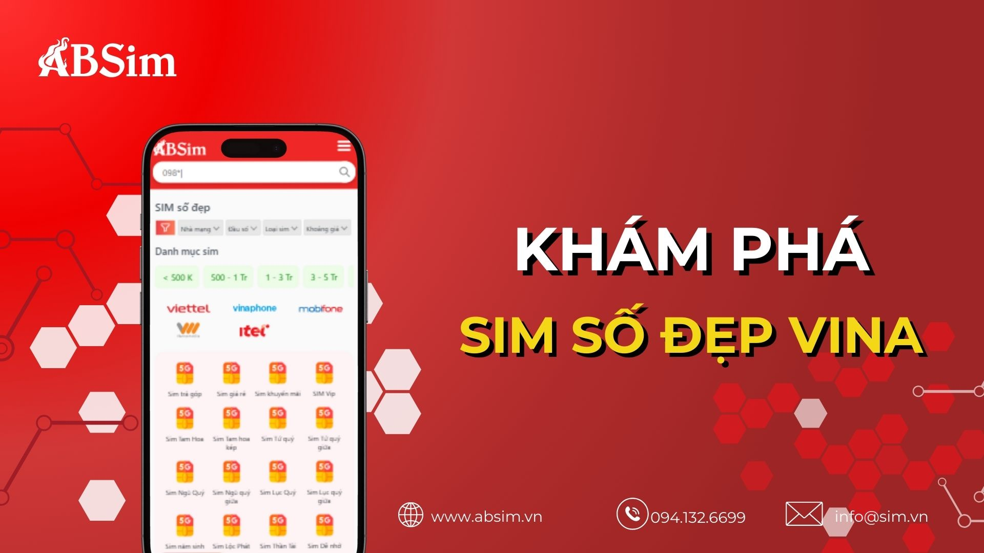 Khám phá sim số đẹp Vinaphone 