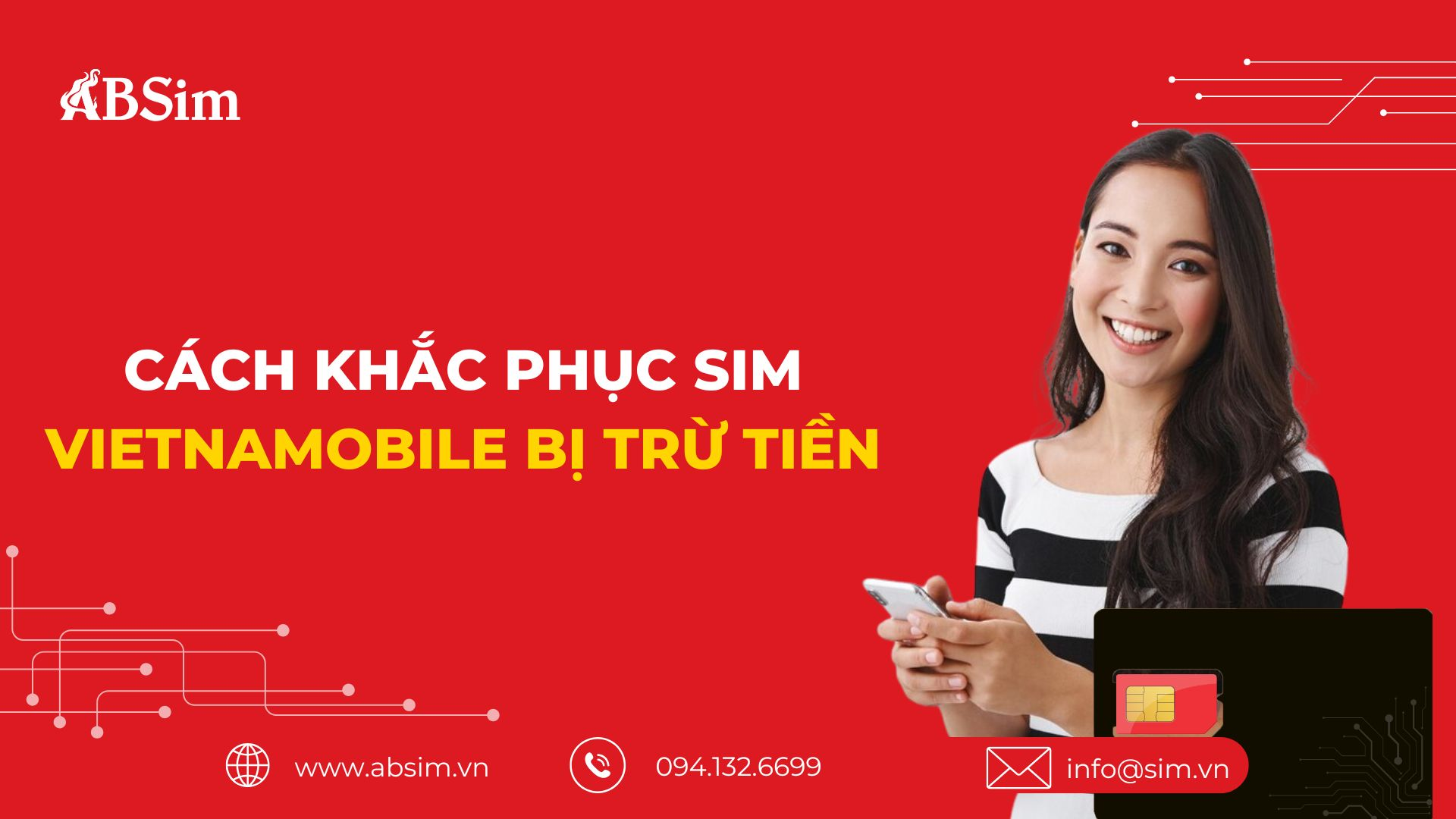 Cách khắc phục sim Vietnamobile bị trừ tiền 