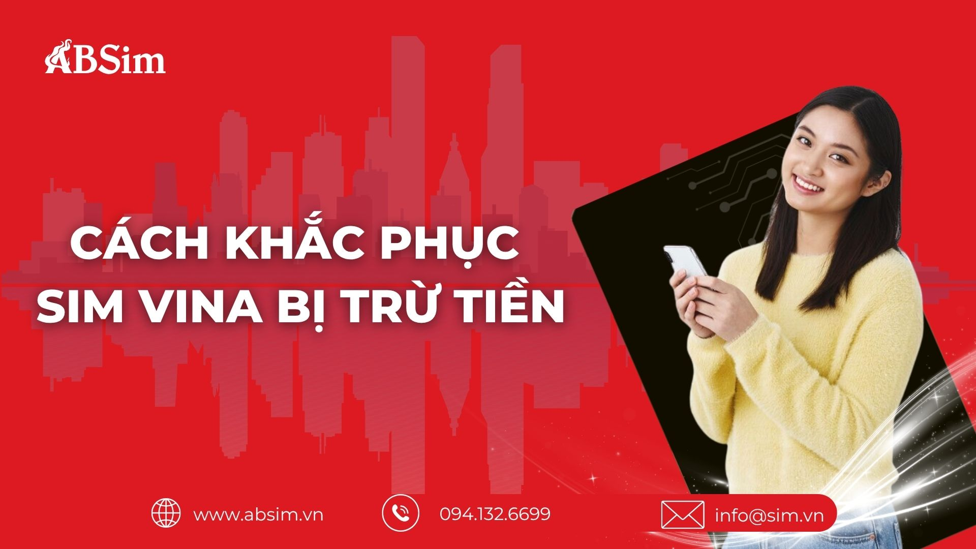 Cách khắc phục sim Vina bị trừ tiền 