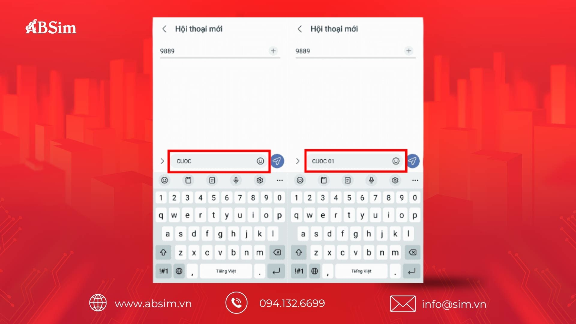 Kiểm tra cước trả sau Vina bằng cách soạn tin nhắn 