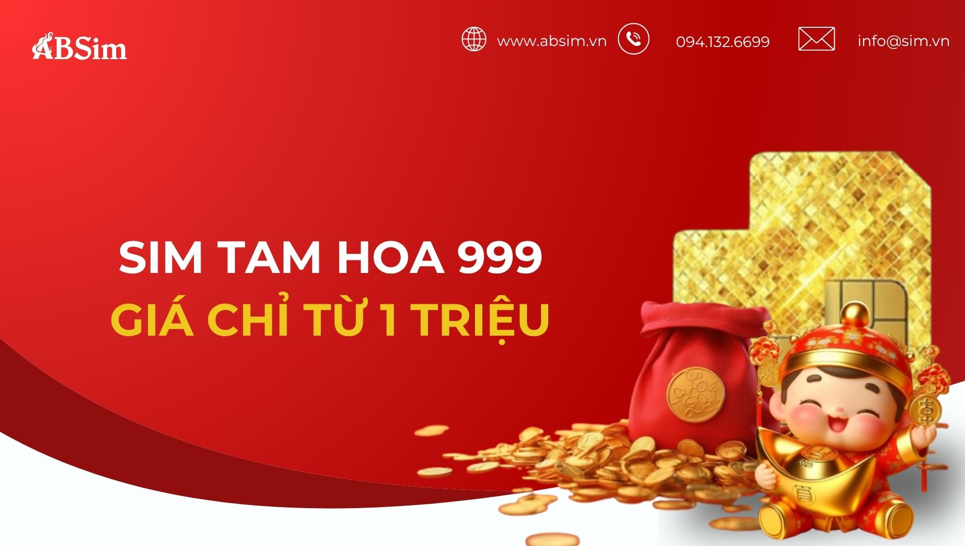 Sim tam hoa 999 giá chỉ từ 1 triệu đồng 