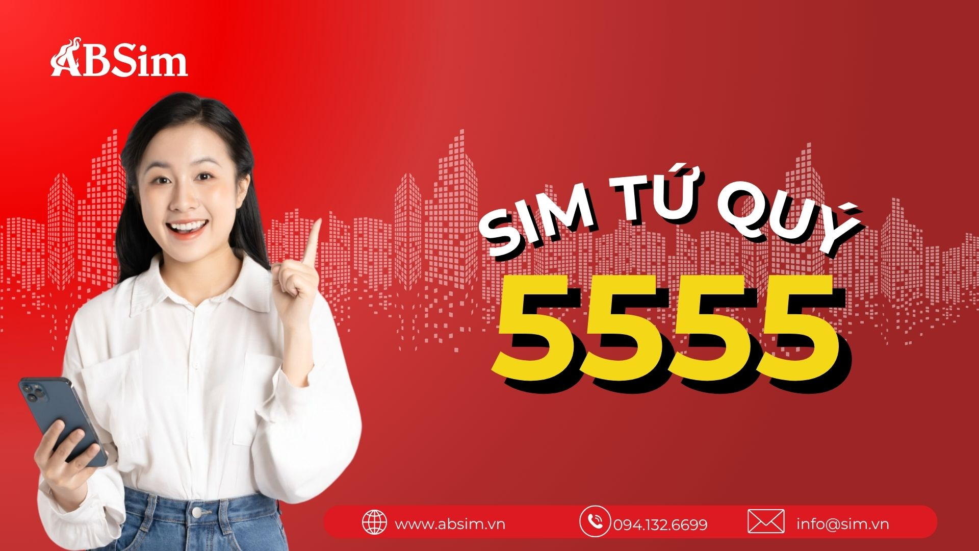Sim Tứ Quý 5555 đẹp - Giá độc Sim Tứ Quý 5555 đẹp - Giá độc