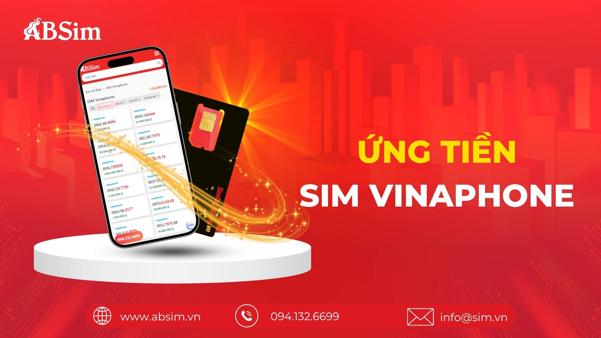 Cách ứng tiền sim Vinaphone 
