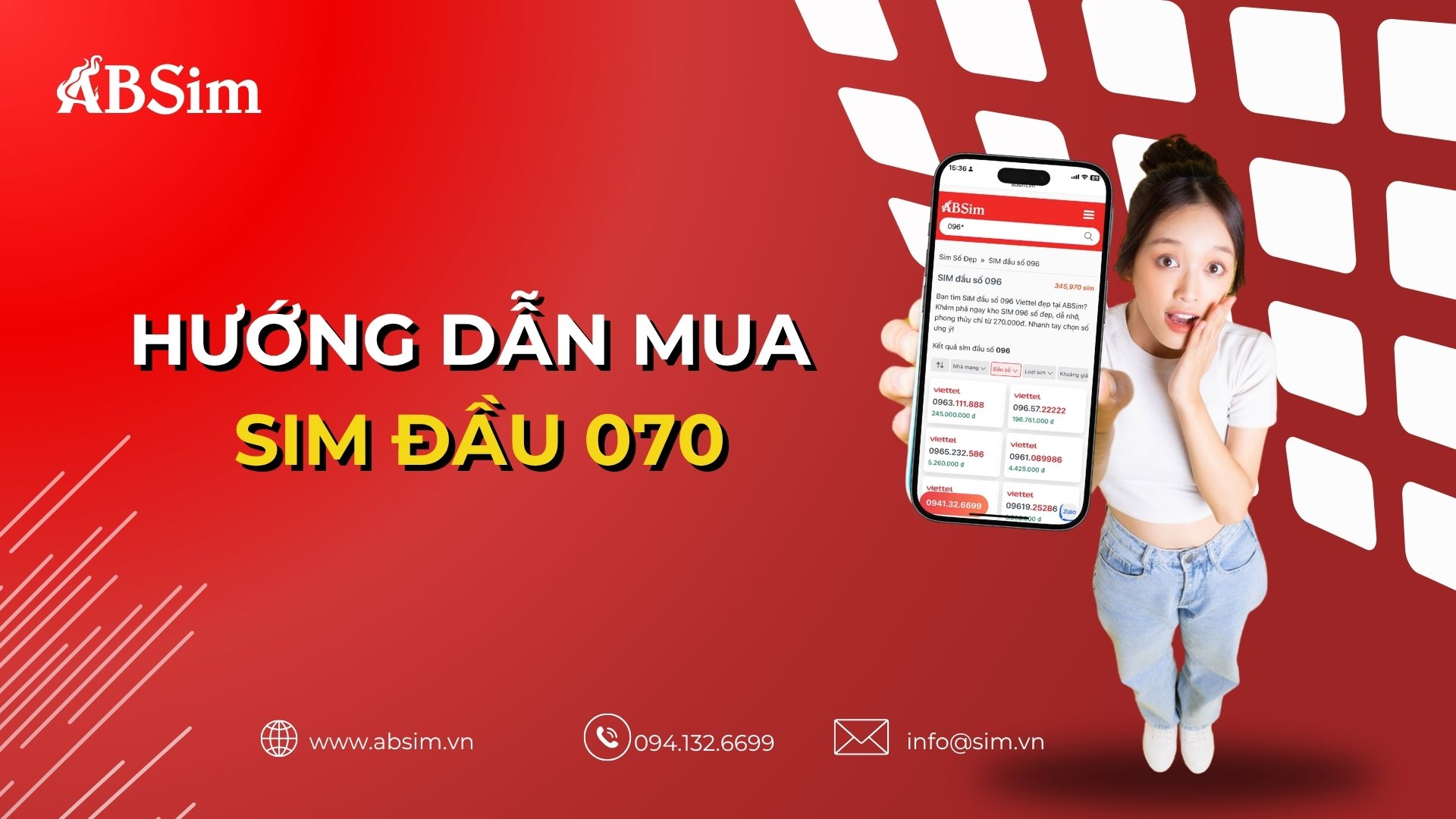 Hướng dẫn mua sim số đẹp đầu 070